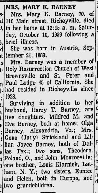 Mary K. Barney